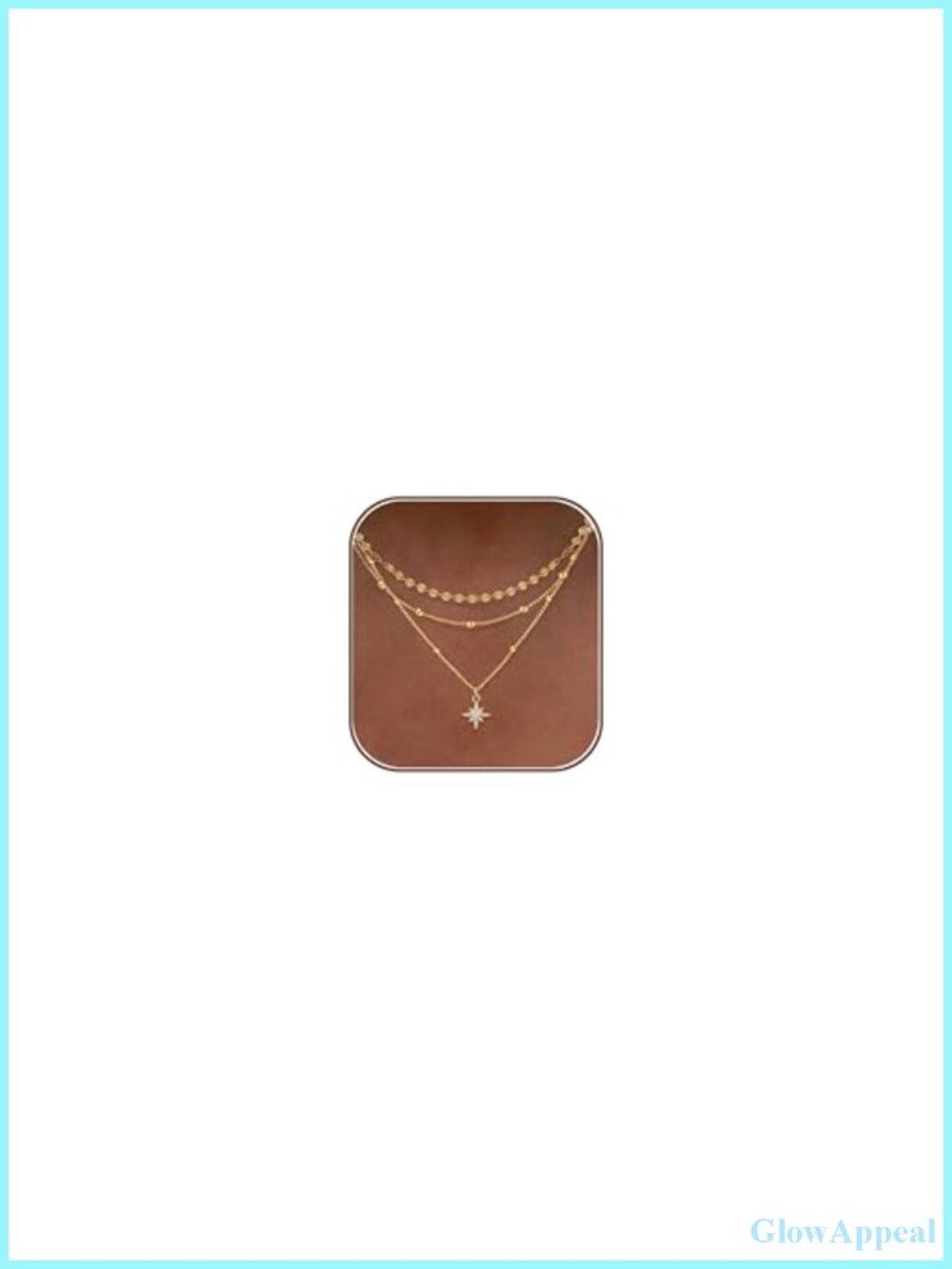 14k Gold Plated Layered Necklace Set Dainty Stack Choker Women Trendy